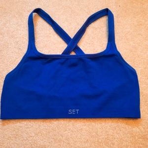 SET ACTIVE Sculptflex Box X Bra in Royal